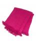 ASAUCE MELER（アソースメレ）の古着「大判ストール」｜ショッキングピンク