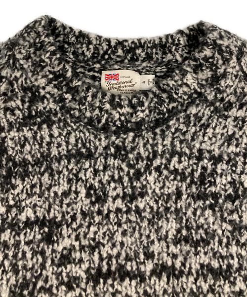 Traditional Weatherwear（トラディショナルウェザーウェア）Traditional Weatherwear (トラディショナルウェザーウェア) ペブマーシュニット グレー サイズ:Ⅼの古着・服飾アイテム