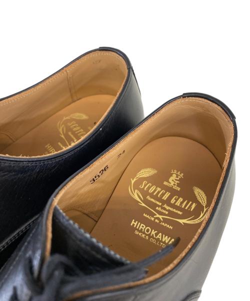 SCOTCH GRAIN（スコッチグレイン）SCOTCH GRAIN (スコッチグレイン) ASSURANCE ストレートチップシューズ ブラック サイズ:24 EEEの古着・服飾アイテム