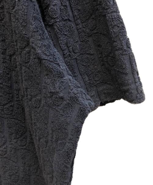Christian Dior（クリスチャン ディオール）Christian Dior (クリスチャン ディオール) オブリークジャガードパイルTシャツ/113J692A0614 ネイビー サイズ:Sの古着・服飾アイテム