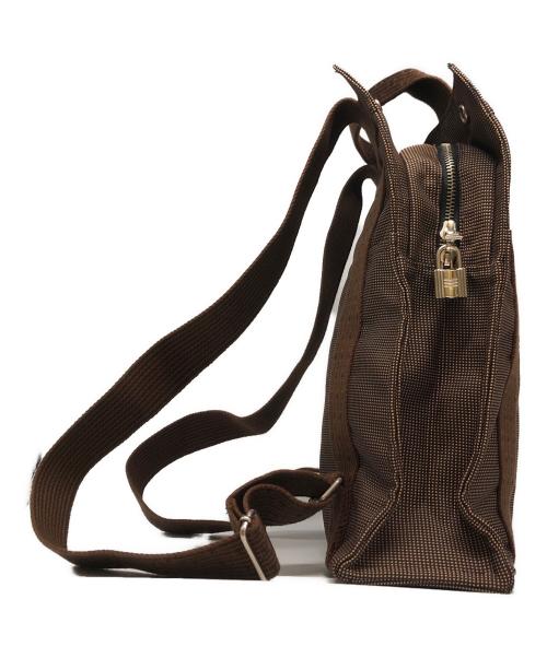 HERMES（エルメス）HERMES (エルメス) エールライン アドPM リュック ブラウンの古着・服飾アイテム