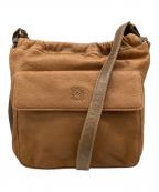 LOEWEロエベ）の古着「レザー巾着ヴィンテージショルダーバッグ」｜ブラウン