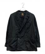 MAISON SPECIALメゾンスペシャル）の古着「プライムオーバーピークドラペルダブルテーラードジャケット」｜ブラック