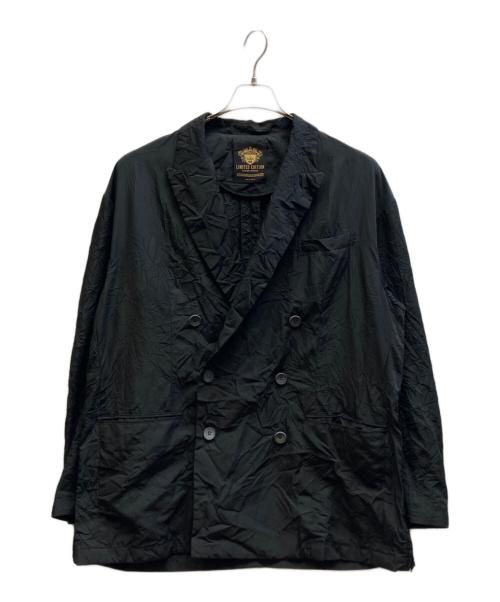 MAISON SPECIAL（メゾンスペシャル）MAISON SPECIAL (メゾンスペシャル) プライムオーバーピークドラペルダブルテーラードジャケット ブラック サイズ:1の古着・服飾アイテム