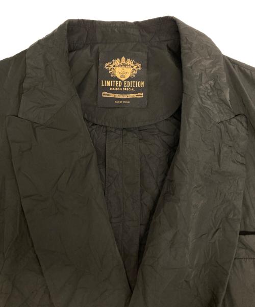 MAISON SPECIAL（メゾンスペシャル）MAISON SPECIAL (メゾンスペシャル) プライムオーバーピークドラペルダブルテーラードジャケット ブラック サイズ:1の古着・服飾アイテム