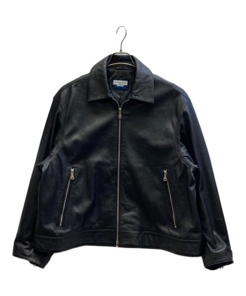 MAISON SPECIAL（メゾンスペシャル）MAISON SPECIAL (メゾンスペシャル) Sheep Leather Prime-Over Single Rider ブラック サイズ:1の古着・服飾アイテム