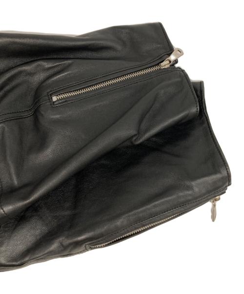 MAISON SPECIAL（メゾンスペシャル）MAISON SPECIAL (メゾンスペシャル) Sheep Leather Prime-Over Single Rider ブラック サイズ:1の古着・服飾アイテム