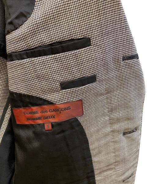 COMME des GARCONS HOMME DEUX（コムデギャルソン オム ドゥ）COMME des GARCONS HOMME DEUX (コムデギャルソン オム ドゥ) 段返り3Bジャケット グレー サイズ:Ｍの古着・服飾アイテム