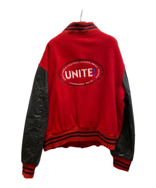 EXCELLED（エクセル）EXCELLED (エクセル) スタジャン レッド サイズ:Lの古着・服飾アイテム