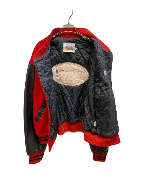 EXCELLED（エクセル）EXCELLED (エクセル) スタジャン レッド サイズ:Lの古着・服飾アイテム