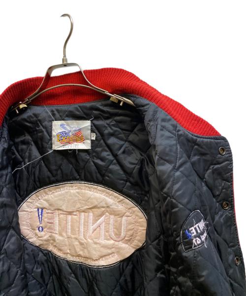 EXCELLED（エクセル）EXCELLED (エクセル) スタジャン レッド サイズ:Lの古着・服飾アイテム