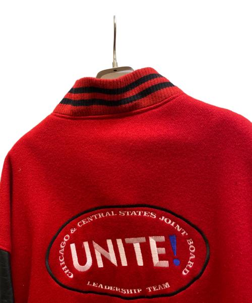 EXCELLED（エクセル）EXCELLED (エクセル) スタジャン レッド サイズ:Lの古着・服飾アイテム