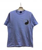 stussy×OUR LEGACYステューシー×アワーレガシー）の古着「WORK SHOP YIN YANG PIG DYED TEE」｜ブルー