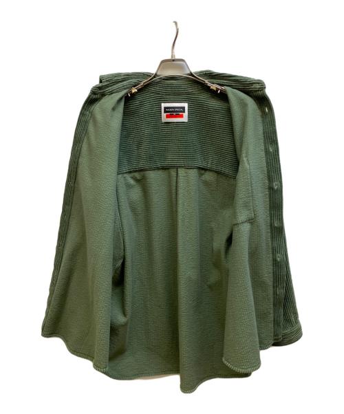 MAISON SPECIAL（メゾンスペシャル）MAISON SPECIAL (メゾンスペシャル) コーデュロイシャツ グリーン サイズ:00の古着・服飾アイテム