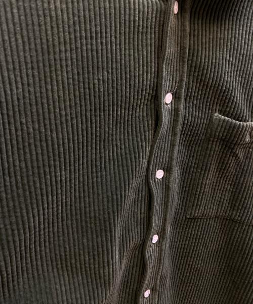MAISON SPECIAL（メゾンスペシャル）MAISON SPECIAL (メゾンスペシャル) コーデュロイシャツ グリーン サイズ:00の古着・服飾アイテム