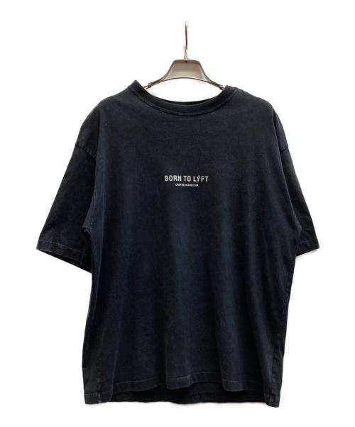 Lyft（リフト）Lyft (リフト) バックップリントTシャツ ブラック サイズ:Sの古着・服飾アイテム