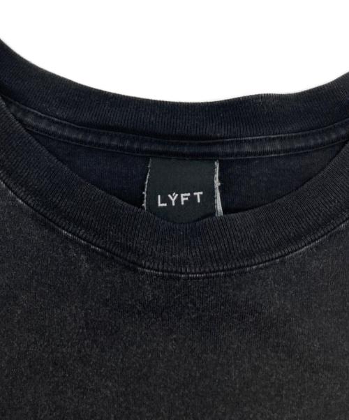 Lyft（リフト）Lyft (リフト) バックップリントTシャツ ブラック サイズ:Sの古着・服飾アイテム