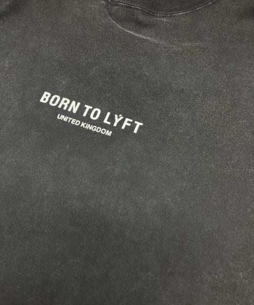 Lyft（リフト）Lyft (リフト) バックップリントTシャツ ブラック サイズ:Sの古着・服飾アイテム
