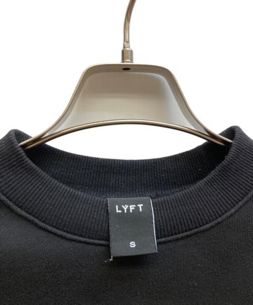 Lyft（リフト）Lyft (リフト) プリントスウェット ブラック サイズ:Sの古着・服飾アイテム