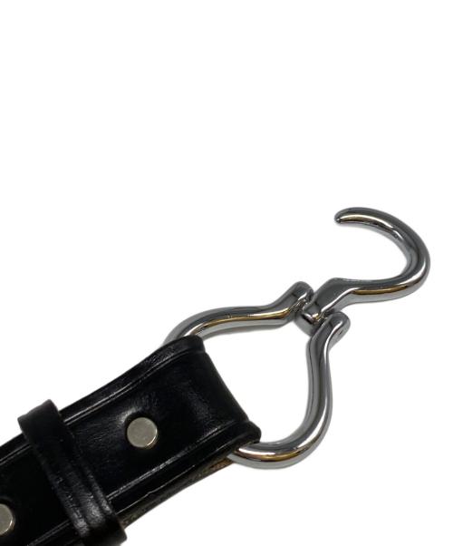 TORY LEATHER（トリーレザー）TORY LEATHER (トリーレザー) フックバックルベルト ブラック サイズ:34の古着・服飾アイテム