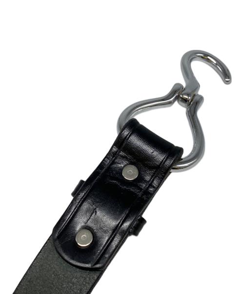 TORY LEATHER（トリーレザー）TORY LEATHER (トリーレザー) フックバックルベルト ブラック サイズ:34の古着・服飾アイテム