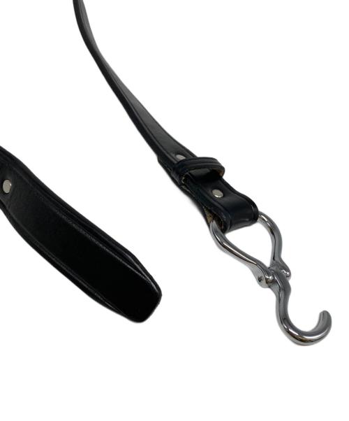 TORY LEATHER（トリーレザー）TORY LEATHER (トリーレザー) フックバックルベルト ブラック サイズ:34の古着・服飾アイテム