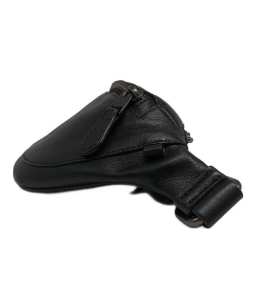 COACH（コーチ）COACH (コーチ) レザーボディーバッグ ブラックの古着・服飾アイテム