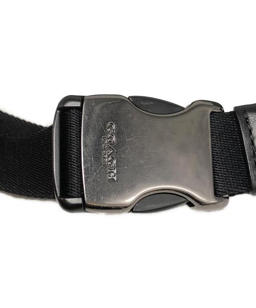 COACH（コーチ）COACH (コーチ) レザーボディーバッグ ブラックの古着・服飾アイテム