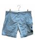 C.P COMPANY（シーピーカンパニー）の古着「レンズワッペンクロムナイロンポケットハーフパンツ / 08CMBW221A」｜ブルー