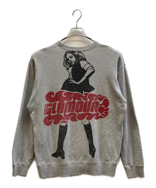 Hysteric Glamour（ヒステリックグラマー）Hysteric Glamour (ヒステリックグラマー) VIXEN GIRL スウェット グレー サイズ:Lの古着・服飾アイテム