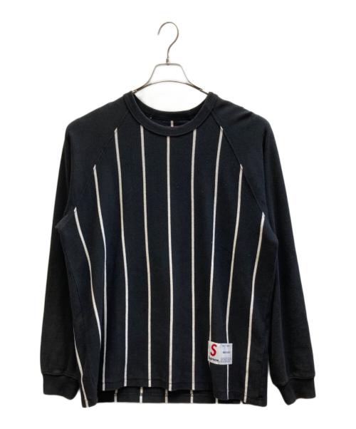 SUPREME（シュプリーム）Supreme (シュプリーム) Stripe Raglan L/S Top ブラック サイズ:Ⅿの古着・服飾アイテム