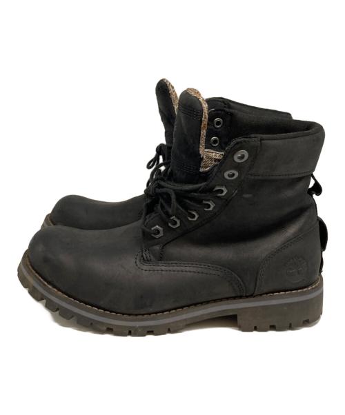 Timberland（ティンバーランド）Timberland (ティンバーランド) Rugged Mid Lace Up Waterproof Boot ブラック サイズ:JP 25.5の古着・服飾アイテム