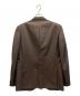 TOWN CRAFT (タウンクラフト) 2Bテーラードジャケット ブラウン サイズ:-：10000円