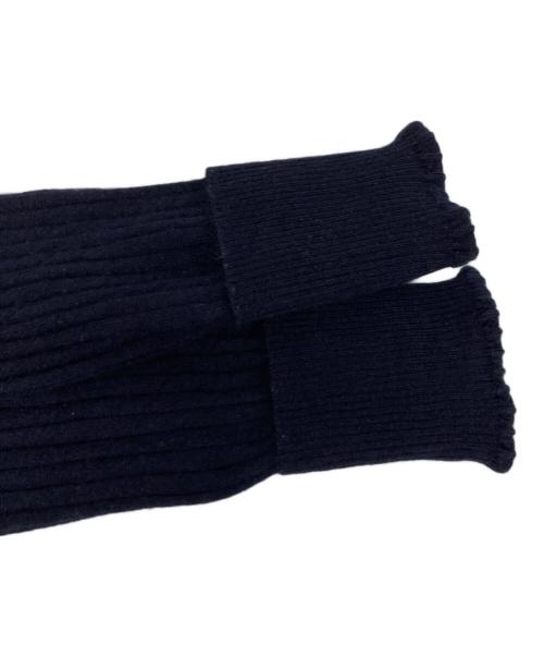 DRAWER（ドゥロワー）DRAWER (ドゥロワー) 18G カシミヤシルクリブタートルニット ネイビー サイズ:2の古着・服飾アイテム