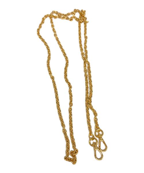 MCM（エムシーエム）MCM (エムシーエム) チェーン付ウォレット ベージュの古着・服飾アイテム