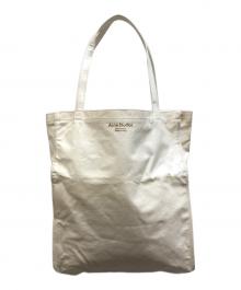 Acne studios（アクネ ストゥディオス）の古着「ロゴトートバッグ」｜ホワイト