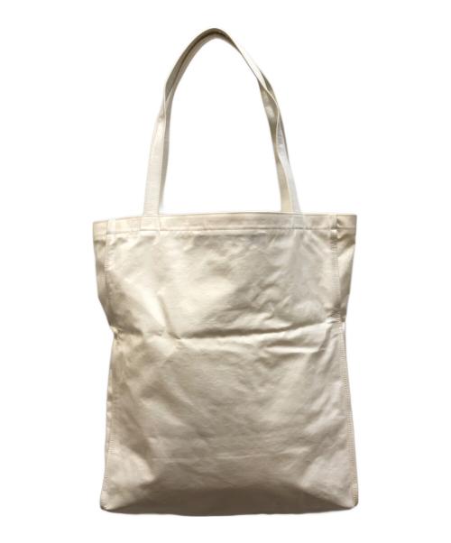 Acne studios（アクネ ストゥディオス）ACNE STUDIOS (アクネ ストゥディオス) ロゴトートバッグ ホワイトの古着・服飾アイテム