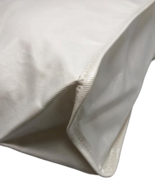 Acne studios（アクネ ストゥディオス）ACNE STUDIOS (アクネ ストゥディオス) ロゴトートバッグ ホワイトの古着・服飾アイテム