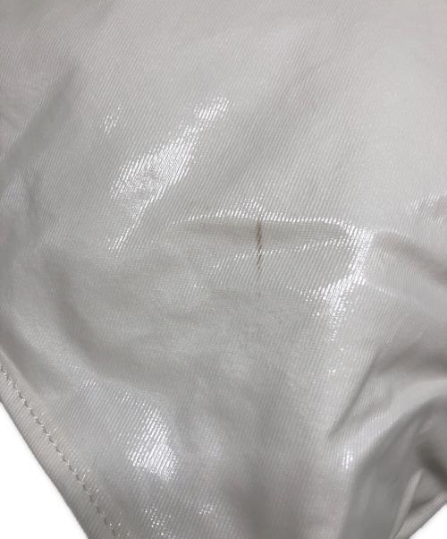 Acne studios（アクネ ストゥディオス）ACNE STUDIOS (アクネ ストゥディオス) ロゴトートバッグ ホワイトの古着・服飾アイテム