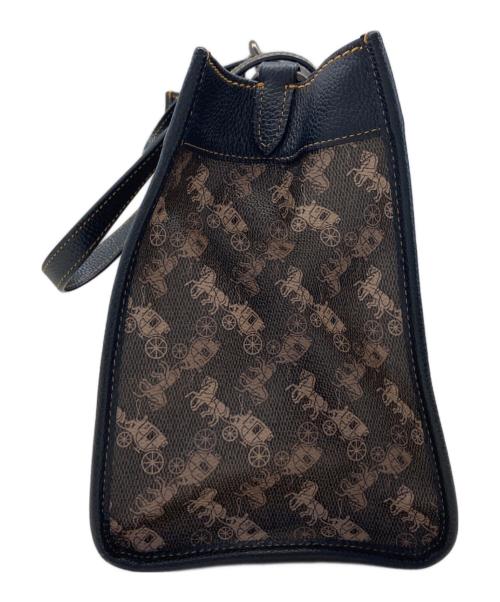 COACH（コーチ）COACH (コーチ) フィールド トート 30 ウィズ ホース アンド キャリッジ プリント トートバッグ ブラウンの古着・服飾アイテム