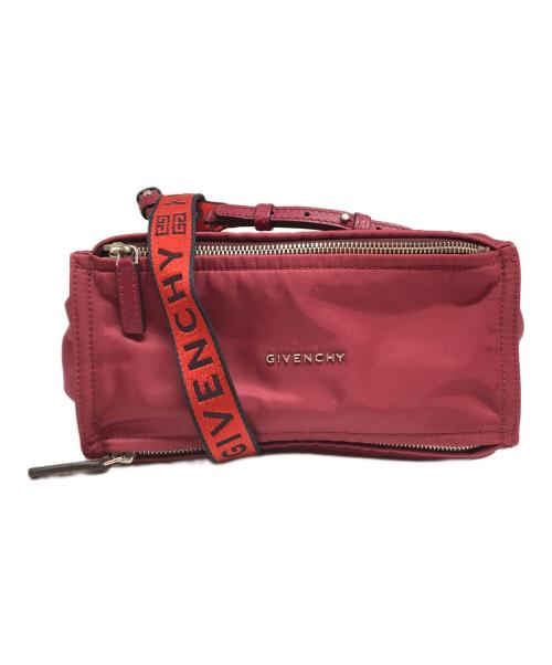 GIVENCHY（ジバンシィ）GIVENCHY (ジバンシィ) パンドラナイロンミニバッグ レッドの古着・服飾アイテム
