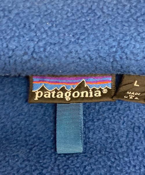 Patagonia（パタゴニア）Patagonia (パタゴニア) 90'sフリースジャケット ブルー サイズ:Lの古着・服飾アイテム