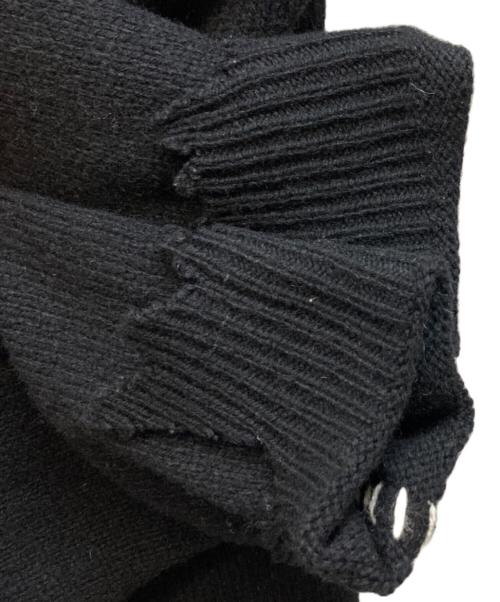 SAINT MICHAEL（セントマイケル）SAINT MICHAEL (セントマイケル) CLF MEN KNIT ブラック サイズ:Lの古着・服飾アイテム