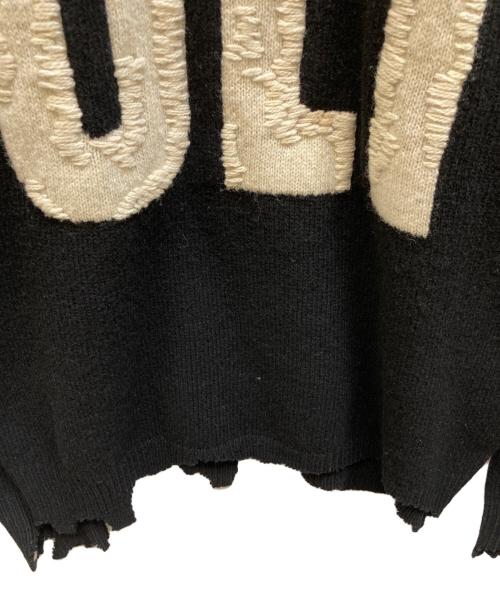 SAINT MICHAEL（セントマイケル）SAINT MICHAEL (セントマイケル) CLF MEN KNIT ブラック サイズ:Lの古着・服飾アイテム