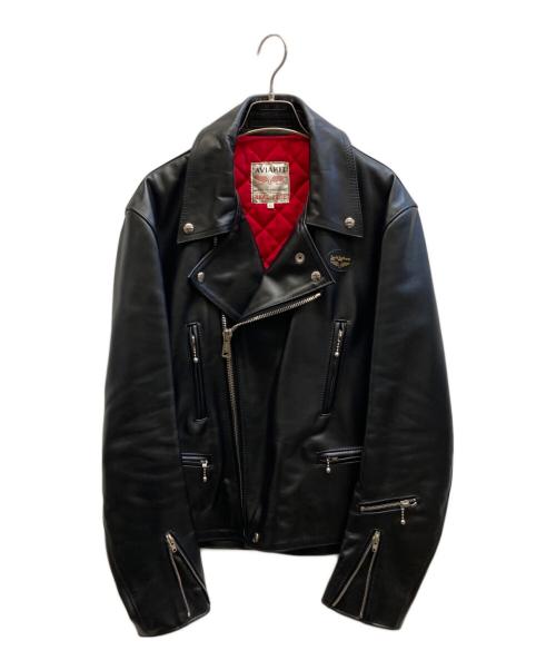 Lewis Leathers（ルイスレザース）Lewis Leathers (ルイスレザース) ライトニングレザーライダースジャケット ブラック サイズ:42の古着・服飾アイテム