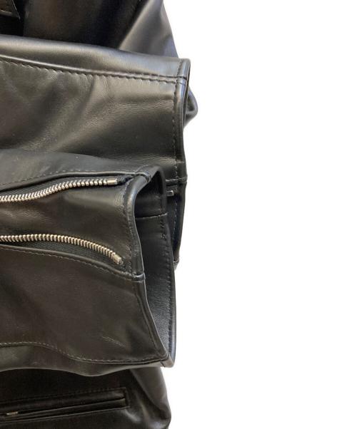 Lewis Leathers（ルイスレザース）Lewis Leathers (ルイスレザース) ライトニングレザーライダースジャケット ブラック サイズ:42の古着・服飾アイテム