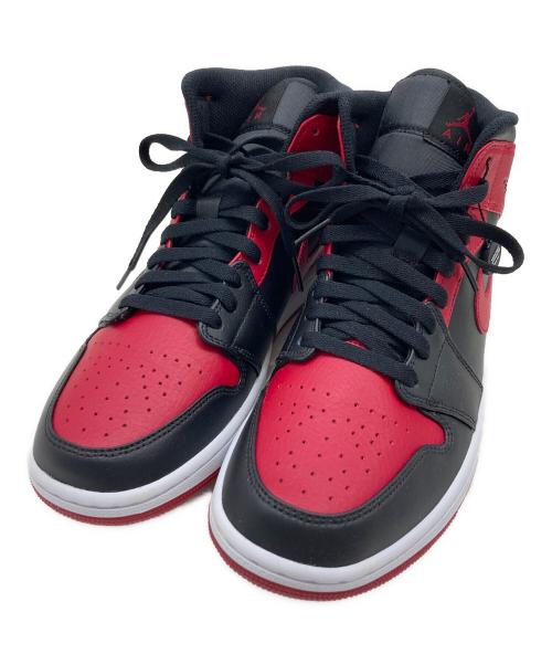 NIKE（ナイキ）NIKE (ナイキ) AIR JORDAN 1 MID レッド サイズ:27.5cmの古着・服飾アイテム
