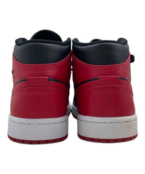 NIKE（ナイキ）NIKE (ナイキ) AIR JORDAN 1 MID レッド サイズ:27.5cmの古着・服飾アイテム