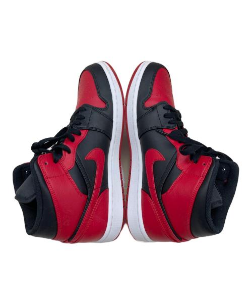 NIKE（ナイキ）NIKE (ナイキ) AIR JORDAN 1 MID レッド サイズ:27.5cmの古着・服飾アイテム