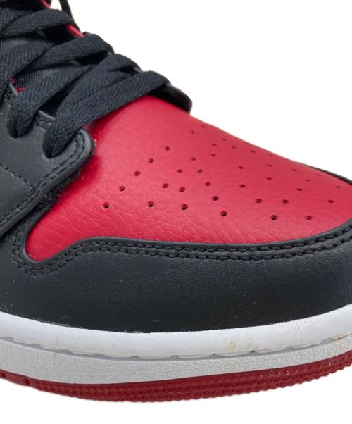 NIKE（ナイキ）NIKE (ナイキ) AIR JORDAN 1 MID レッド サイズ:27.5cmの古着・服飾アイテム